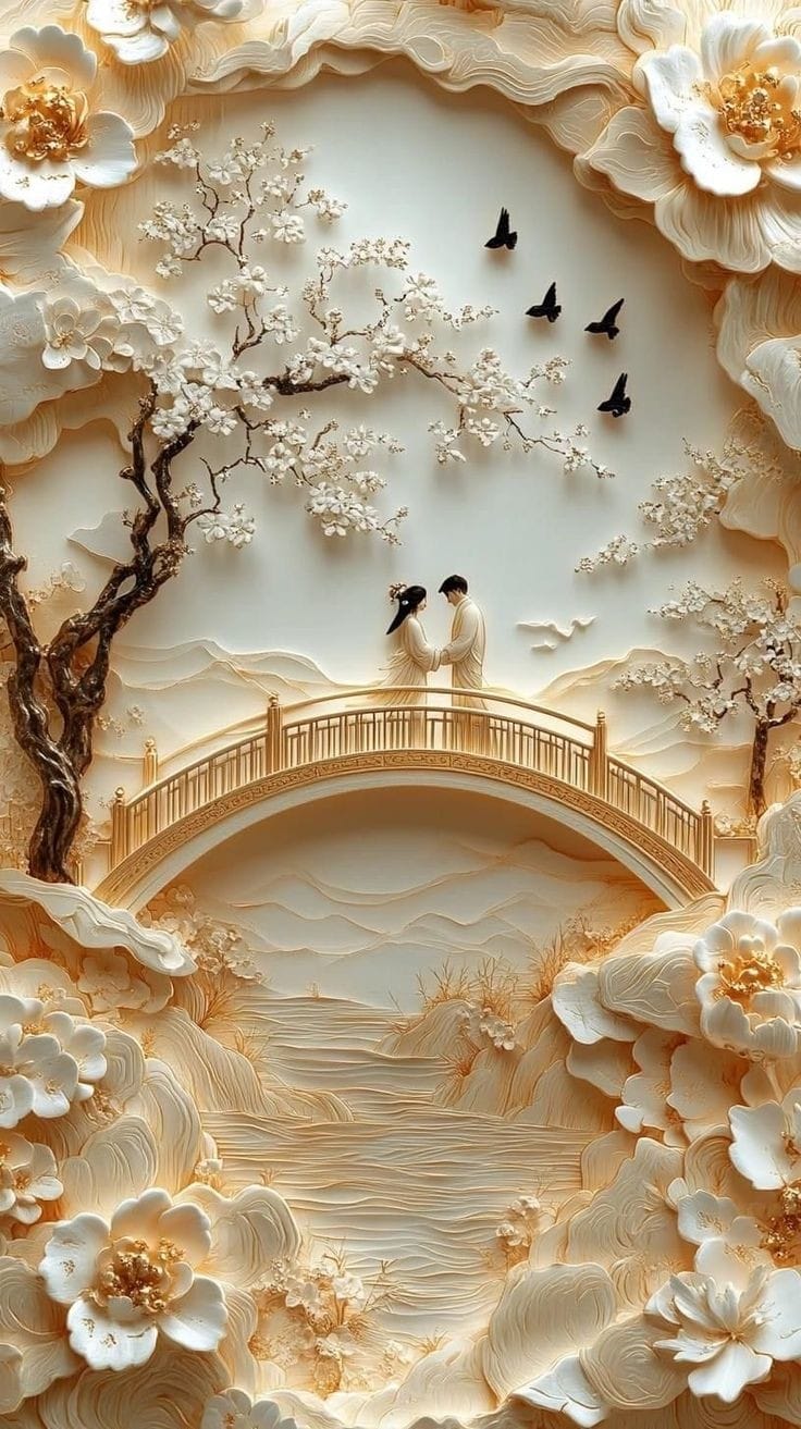 3D Bed Room Walls